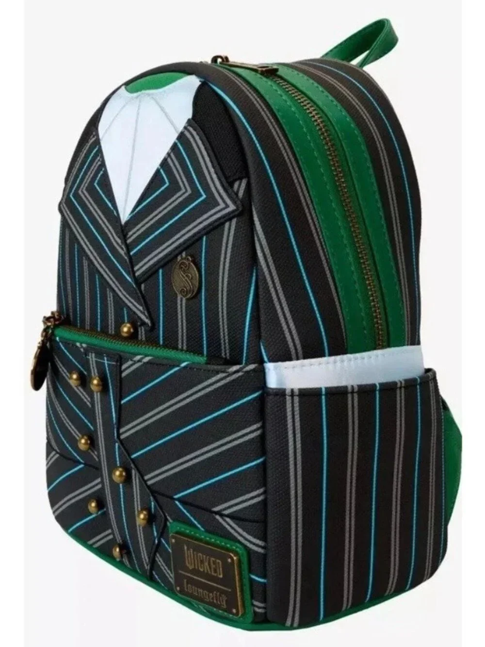 Loungefly Wicked Elphaba Shiz University Uniform Figural Mini Backpack Bag NWT